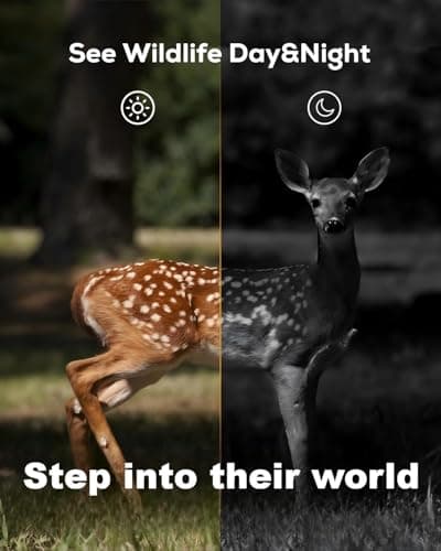 iZEEKER Trail Camera, HD Game Camera with 940nm No Glow Night Vision Motion Activated 0.2s Trigger Time, Hunting Camera No WiFi, IP66 Waterproof for Wildlife Monitoring Outdoor Security Deer Scouting