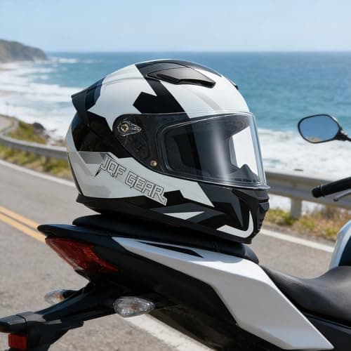 Full Face Motorcycle Helmet WS-607 DOT Approved Motorbike Racing Street Bike Helmets for Adults with Visor