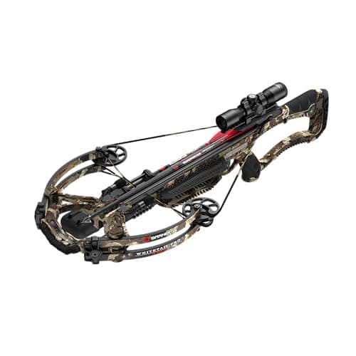 Barnett Whitetail Pro STR Crossbow, with 4x32mm Multi-Reticle Scope, Arrows, Lightweight Quiver
