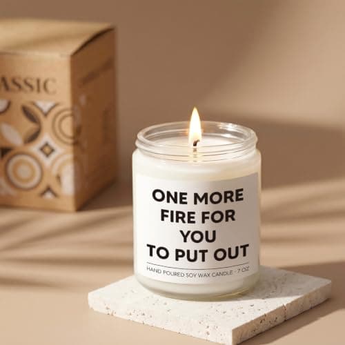 Bosses Day Gifts for Woman, Funny Boss Gifts for Women, Coworker Gift for Women, Farewell Gift for Coworkers, Coworkers Birthday Present, Funny Present for Manager, Lavender & Woods Scented Candle 7oz B0GR5BJXM1