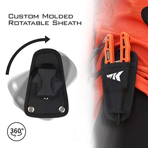 KastKing Cutthroat 7 inch Fishing Split Ring Pliers, 420 Stainless Steel Fishing Tools, Saltwater Resistant Fishing Gear, Tungsten Carbide Cutters