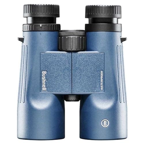 Bushnell H2O 8x42mm Binoculars, Waterproof and Fogproof Binoculars for Boating, Hiking, and Camping, Multi Blue