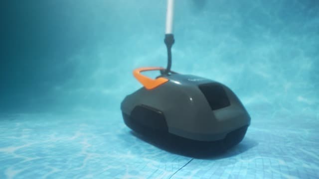 Cordless Robotic Pool Cleaner, 90 Min Runtime Pool Vacuum, Self-Parking, 7.5 lbs Lightweight, Ideal for Above Ground Pools up to 860 sq.ft