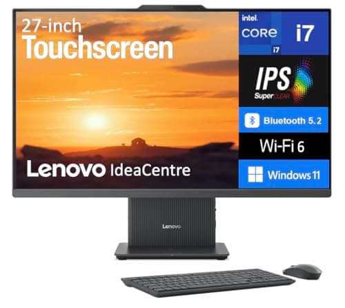 Lenovo IdeaCentre HIGH Performance All-in-One 27" Touchscreen IPS FHD Display (Intel i7-13620H, 32GB DDR5, 1TB SSD, Intel UHD, WiFi 6, Webcam, Bluetooth 5.2, Win 11 Home) w/USB-C Dock