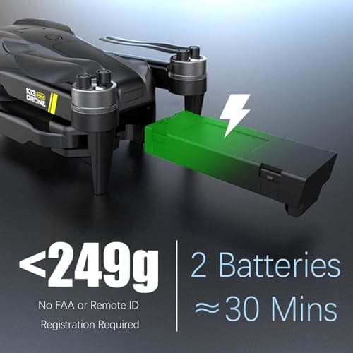 Brushless Drone With Camera For kids And Beginner, Toy Drones With Screen On Controller, No Phone Needed, Entry-level Drone For Kid 8-12 With Auto Hover, Easy to Fly, One Click Take Off/Land, No FAA, Under 249g, 2 Batteries, SD Card