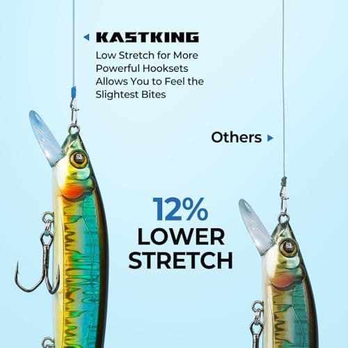 KastKing World's Premium Monofilament Fishing Line - Paralleled Roll Track - Strong and Abrasion Resistant Mono Line - Superior Nylon Material Fishing Line - 2015 ICAST Award Winning Manufacturer