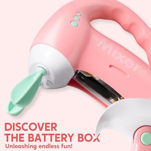 Joyin Play Kitchen Toys, Pretend Food Kitchen Accessories Girls Toy with Coffee Maker, Mixer, Toaster with Realistic Lights& Sounds, Birthday Gift for Kids B0CLVF5HM5