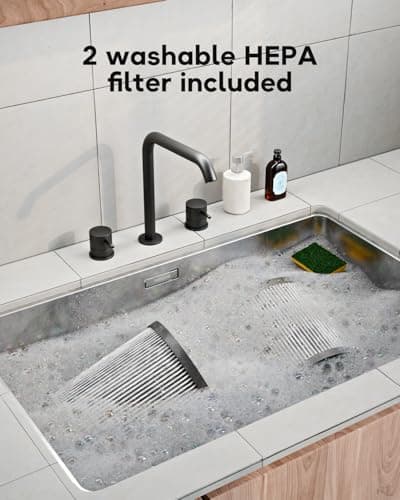 DeForce Cordless Ash Vacuum, for DeWalt 20V Max Battery, 4-Gallon Portable Vacuum Cleaner, Black, with Hose Nozzles HEPA Filters Wheels, for Pellet Wood Stove BBQ Grill (Bare Tool ONLY)