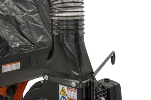 Agri-Fab 45-0630 Large Capacity 29 CU FT Soft Top Mow-N-Vac, Tow Behind Lawn Vacuum, Leaf Vacuum, Gas Powered, Easy Single Lever Dumping