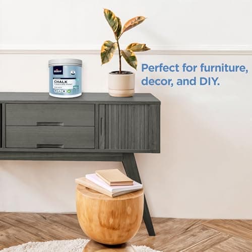 BLUEBIRD Chalk Furniture Paint - 500 ML / 16.9 fl oz for Furniture, Home Décor, Cabinets, and More (Teak Brown)