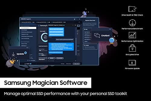 Samsung 990 PRO SSD 4TB PCIe 4.0 M.2 2280 Internal Solid State Hard Drive, Seq. Read Speeds Up to 7,450 MB/s for High End Computing, Gaming, and Heavy Duty Workstations, MZ-V9P4T0B/AM