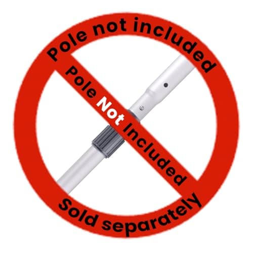 Sepetrel Pool Net,Professional Swimming Pool Leaf Skimmer Nets for Cleaning with Double-Layer Deep Big Bag,Heavy Duty Aluminum Frame & Handle Rake(Pole Not Included)