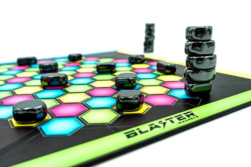 Board Game – an Incredible Magnet Game That Will Catch You! Magnetic Chess with 32 Magnetic Stones, Colorful Board, 18 Wild Cards, 2 to 8 Players. Parties, Strategy.