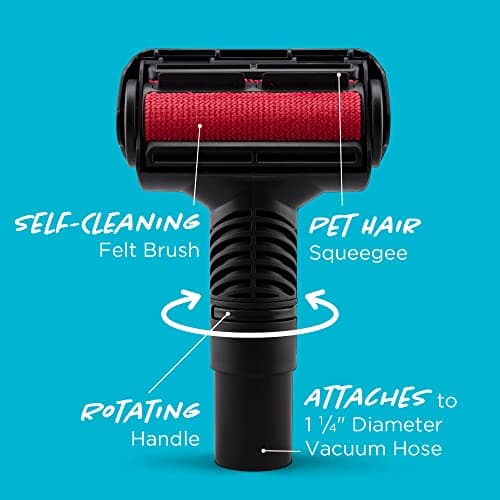 Simplicity Vacuums Pet Fur Remover for Furniture or Clothes, Use as Pet Hair Vacuum Attachment or Lint Roller for Pet Hair, SPET-Tool