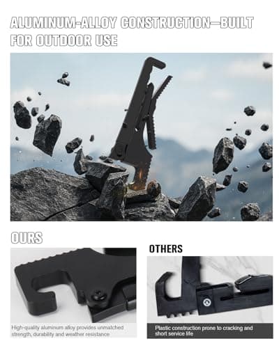 Treestand Bow Hanger with Strap - Saddle Hunting Bow Hanger - Folding Lightweight Bow Hanger with Backpack Hook - Bow Hunting Accessories Crossbow Bow Hanger - Mobile Hunting