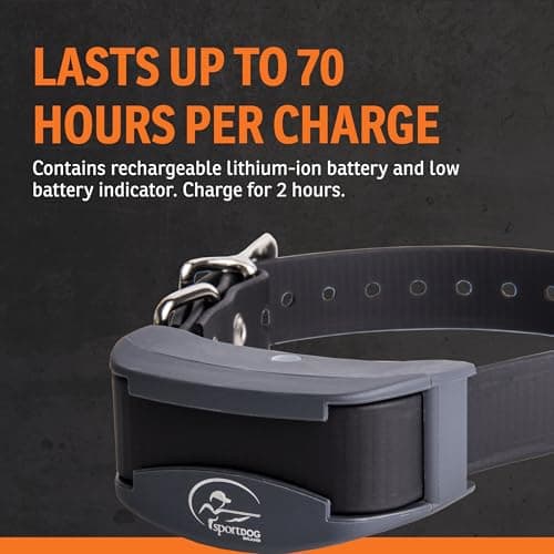 SportDOG SportHunter 825X Remote Dog Training Collar - 1/2 Mile Range, 21 Static Levels, Tone & Vibration, No-Look Dial, DryTek Waterproof, Up to 70 Hrs Battery Life, Expandable to 3 Dogs