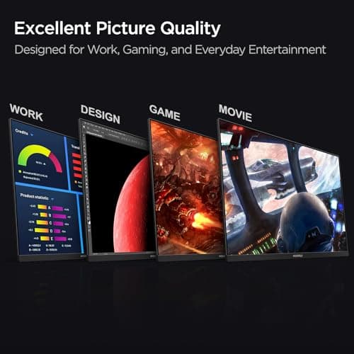 KOORUI Computer Monitor 22 Inch PC Gaming Full HD 1080P 100Hz VA Panel LCD Display with Adpitive sync (HDMI/VGA/VESA 100x100mm/Audio Out)