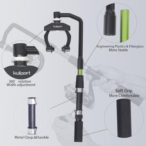 Kulport Fishing Line Spooler, Adjustable line Winder,No Line Twist, Portable for Casting & Spinning and Trolling Reel