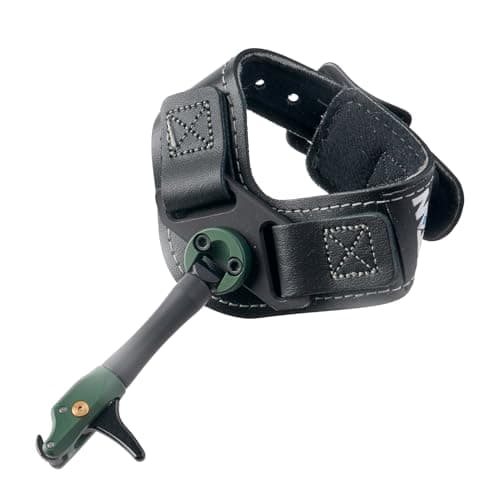 Stan SoleX Index Finger Archery Bowhunting Release - Buckle Wrist Strap Open Hook Trigger Aid with Single-Sear Design, Adjustable Length, Travel & Tension