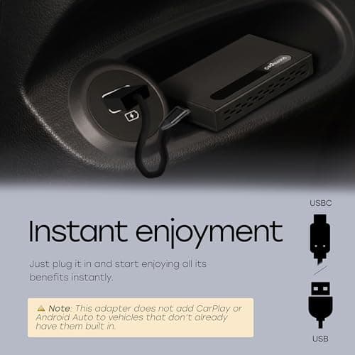 KemPro Smart Box 3-in-1 Wireless CarPlay & Android Auto Adapter with Streaming Apps – Netflix, YouTube, Adapter for Car to Watch TV, Video Player USB A & C