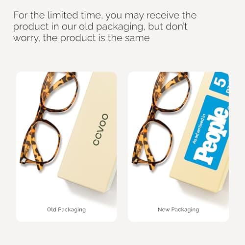 CCVOO 2.25 Reading Glasses for Women, Eye glasses, Blue Light Readers for Women, Cheaters