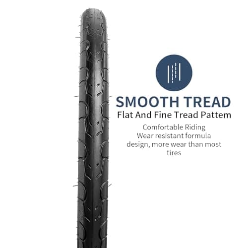 YUNSCM 2-PCS 20" Bike Tires 20x1.50/40-406 Compatible with Road Bike 20 x 1.50 20x1.5 Bicycle Tires (Y-1095)