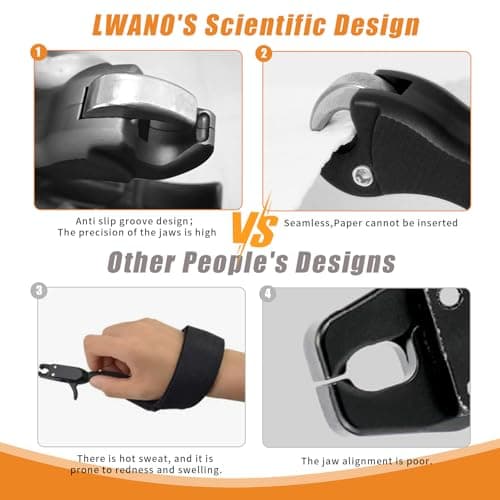 LWANO Archery Compound Bow Release Aids Trigger 3-4 Finger Adjustable Wristband Thumb Arrow Release Aids for Adults Youth Hunting Shooting Training Accessories