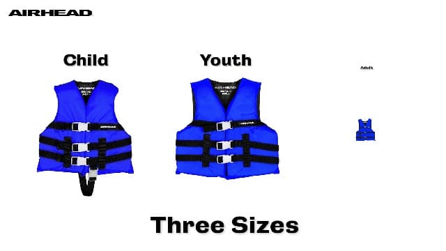 Sportstuff Stars & Stripes Life Jacket for Adults & Kids - USCG Approved Life Vest for Men, Women, Youth & Child, Open-Side Watersports Vest for Boating, Tubing & Swimming