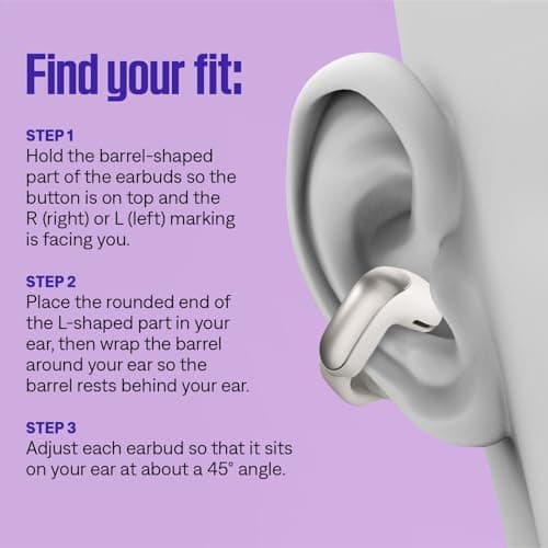 Bose Ultra Open Earbuds - Bluetooth Open Ear Earbuds with OpenAudio for Awareness, Clip-On Design for Comfort, Water Resistant, Up to 48 Hrs of Playtime, Black