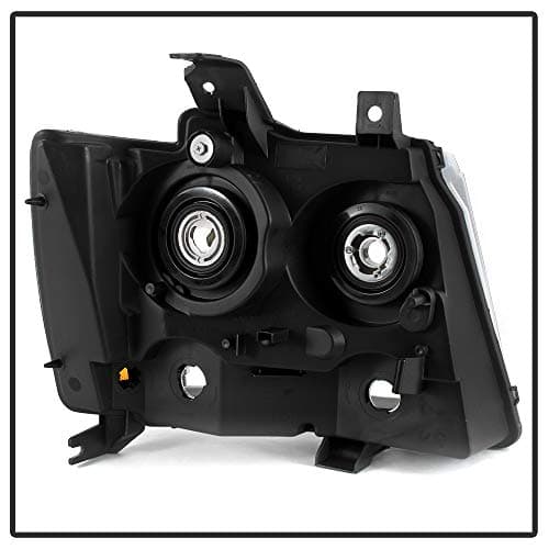 ACANII - For Black 2007-2014 Chevy Suburban Tahoe Avalanche Headlights Aftermarket Driver + Passenger Side