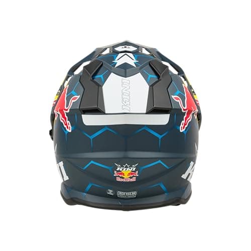 Kini ADV Adventure Helmet Adult Red Bull 1.0 Blue/White Small