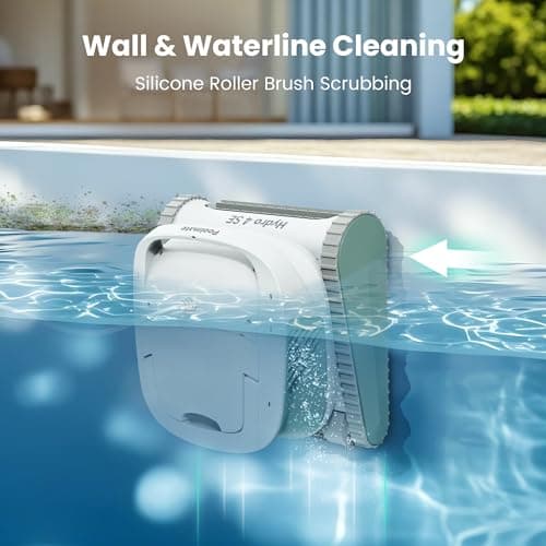 Chasing Hydro 4 SE Pool Vacuum for Inground Pools | Robot Cleaner for Floor, Wall & Waterline | Always Cleaning, Never Charging | 40ft Cord | 4.1L Filter Basket for Inground & Above Ground Pools