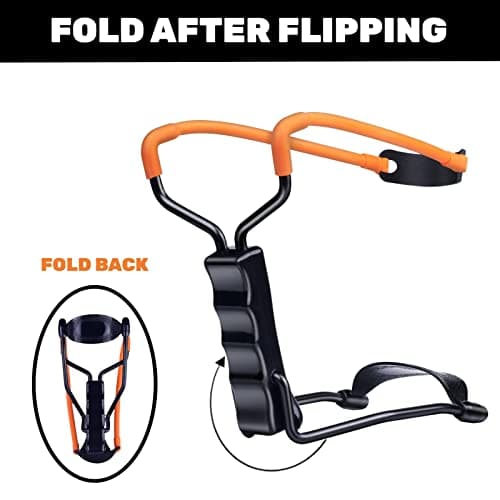 Professional Slingshot Set for Adults - A Simple but Powerful Hunting and Shooting Slingshot with a Sturdy Sling Shot Bow, 2 Packs of Slingshot Ammo, and a Slingshot Band.