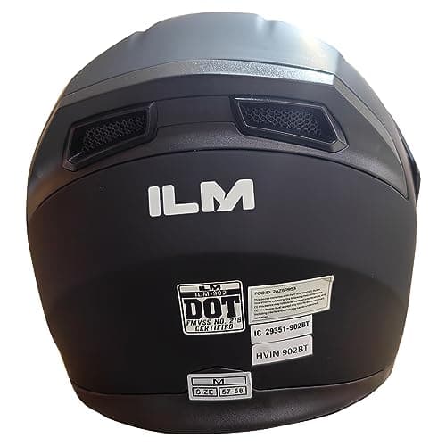 ILM Bluetooth Motorcycle Helmet Modular Flip up Full Face Dual Visor Mp3 Intercom FM Radio DOT Model 902BT/902BT PRO/902BT MAX