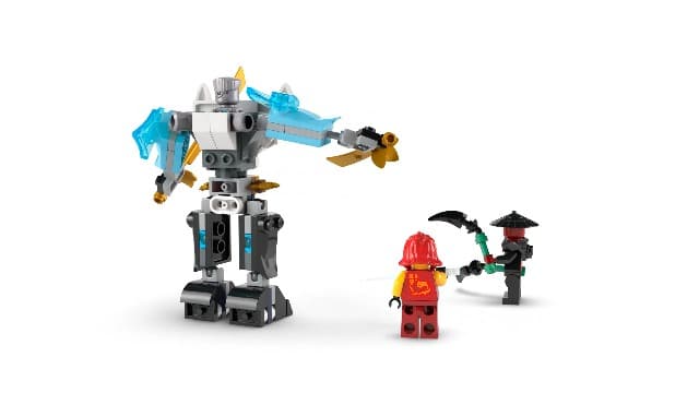 LEGO NINJAGO Zane's Battle Suit Mech Ninja Toy - Building Toy for Pretend Play for Kids, Boys and Girls, Ages 6+ - with 3 Minifigures - Gift Idea for Birthdays - 71827 B0DJ17CR8W
