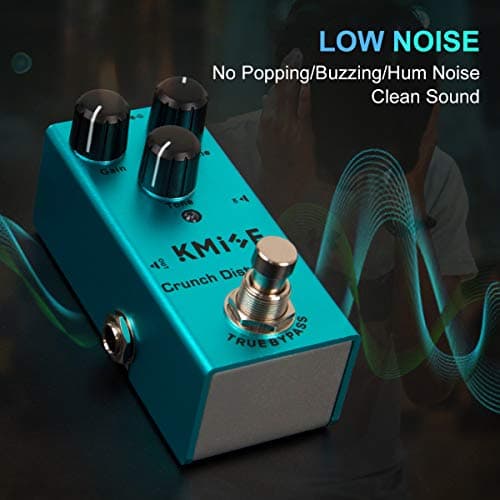 Kmise Crunch Distortion Electric Guitar Effects Pedal Mini Single Type DC 9V True Bypass