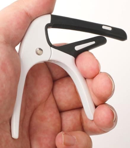 Guitar Capo for Acoustic and Electric Guitars 2 Packs Capo 6-String Acoustic Capo guitar accessories (Red-White)