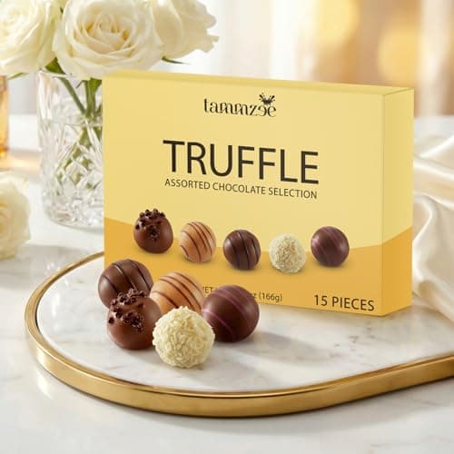 Holiday Assorted Chocolate Truffle Gift Box - 15 Count. Ideal Assorted Chocolate Gift Box for Easter, Anniversary, Birthday and Special Occasions, Perfect for Sharing with Loved Ones B0GJ6QLWJN