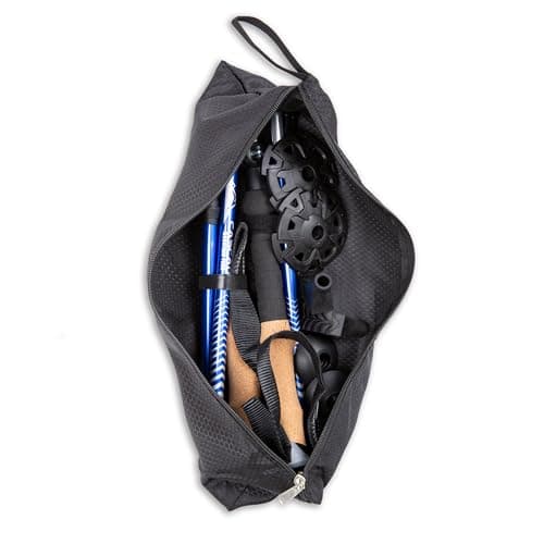 Cascade Mountain Tech Lightweight Aircraft-Grade Aluminum Trekking Poles with Extended Down Grip Plus Tip Kit