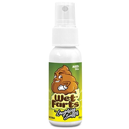 Laughing Smith - Wet Farts - Potent Stink Spray - Extra Strong Stink - Hilarious Gag Gifts & Pranks for Adults or Kids - Prank Stink Stuff - Non Toxic - Smells Like Really 'Bad' Gas B08SGZ81D5