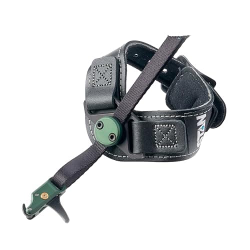 Stan SoleX Index Finger Archery Bowhunting Release - Buckle Wrist Strap Open Hook Trigger Aid with Single-Sear Design, Adjustable Length, Travel & Tension