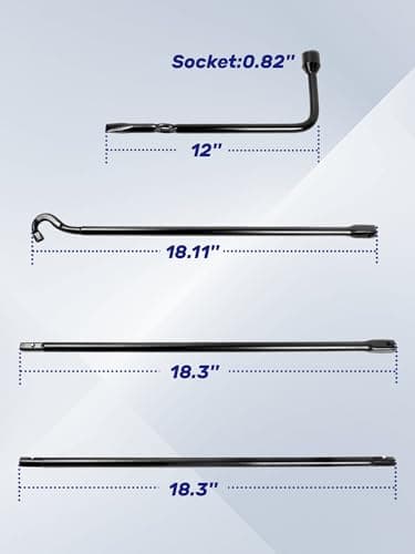 Tacoma Heavy Duty Spare Tire Tool Kit Compatible with 2005-2022 Tacoma OEM Replacement