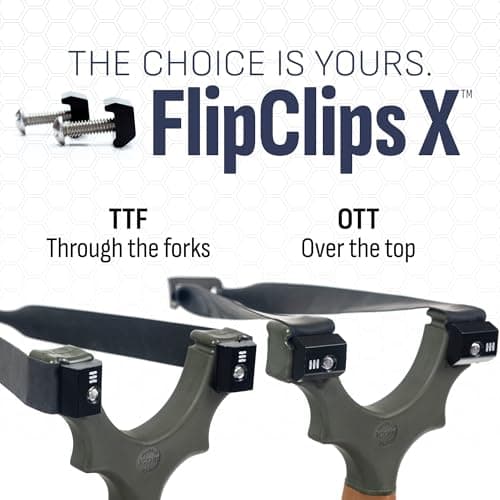 SimpleShot Scout XT Slingshot with Target, Clay Ammo and Bands for Professional Hunting and Powerful Target Shooting Sling Shot