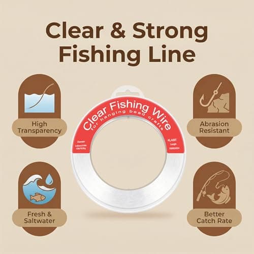 KLASIT Fishing Line 788FT,Invisible Monofilament Fishing Wire,Supports 43 Pounds Strong Nylon Invisible Thread for Hanging Decorations,Balloon Garland,Crafts,Picture Display