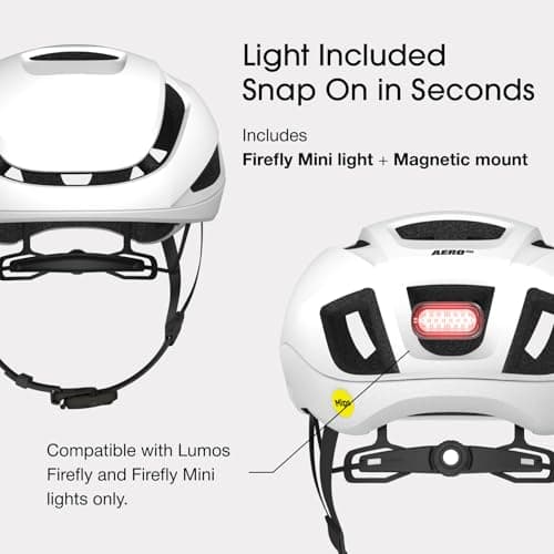 Lumos Ultra Aero GT Road Bike Helmet with Light | MIPS Lightweight Ventilation | Bicycle Helmets Commuter Cycling for Adults: Men, Women