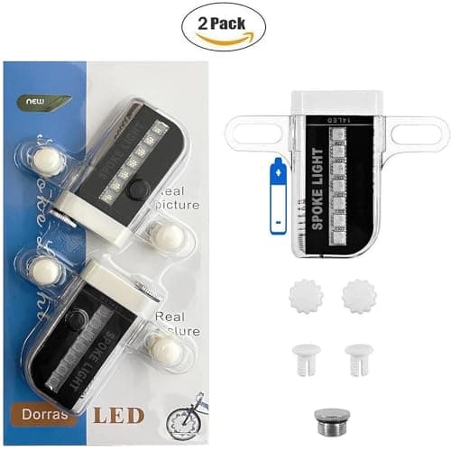 Bike Wheel Lights (2 Pack) - Waterproof LED Bicycle Spoke Tire Lights - 30 Different Patterns Change - Bike Accessories - Black B087LVRMZV
