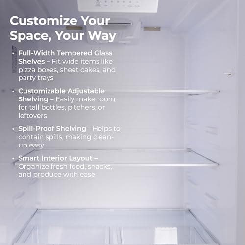 Kenmore 30" Top Mount Refrigerator with Freezer - Adjustable Shelving, Humidity-Controlled Crispers, LED Lighting, ENERGY STAR Certified, Garage Ready, 20.2 cu. ft. Capacity - White