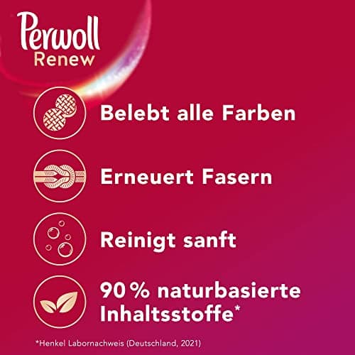 Perwoll Renew Color & Fiber - Liquid Detergent For Colors (1 x 25 Wash Loads)