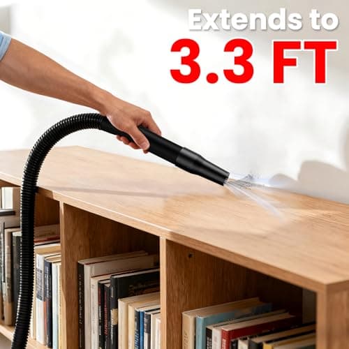 Cordless Vacuum for Miwaukee 18V Battery, 5 in 1 Lightweight Handheld Vacuum Cleaner with 500W Powerful Motor, 46 CFM Portable Hand Vacuum with Filtration HEPA for Floor, Carpet(Battery Not Included)