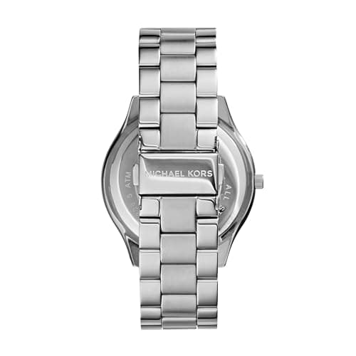 Michael Kors Slim Runway Three-Hand Silver-Tone Stainless Steel Women's Watch (Model: MK3178)